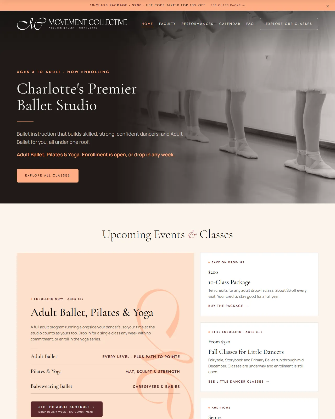 Movement Collective homepage